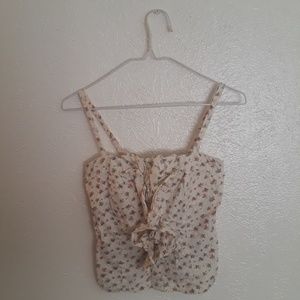 "dELiA*s" Floral Corset Tank Top